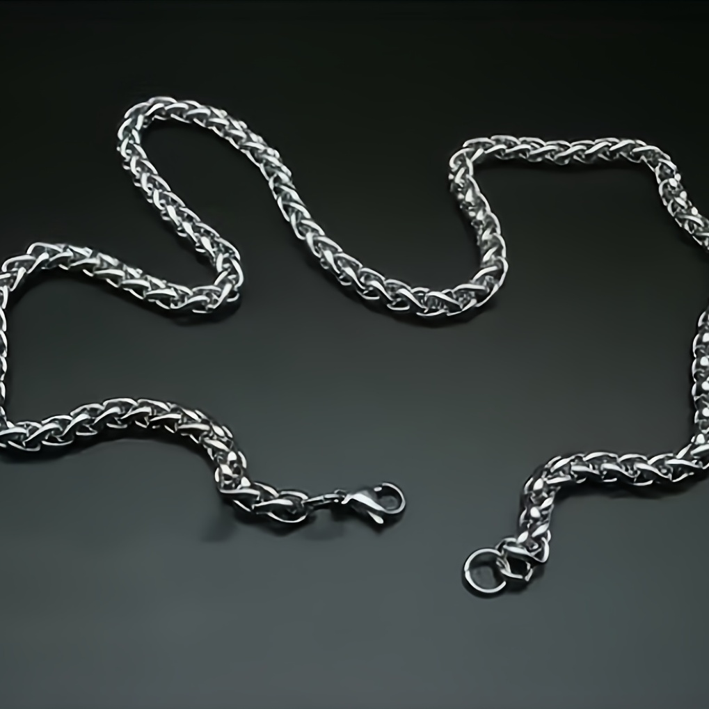 1pc Silver Stainless Steel Keel Chain